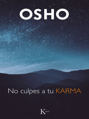 cover image of No culpes a tu karma
